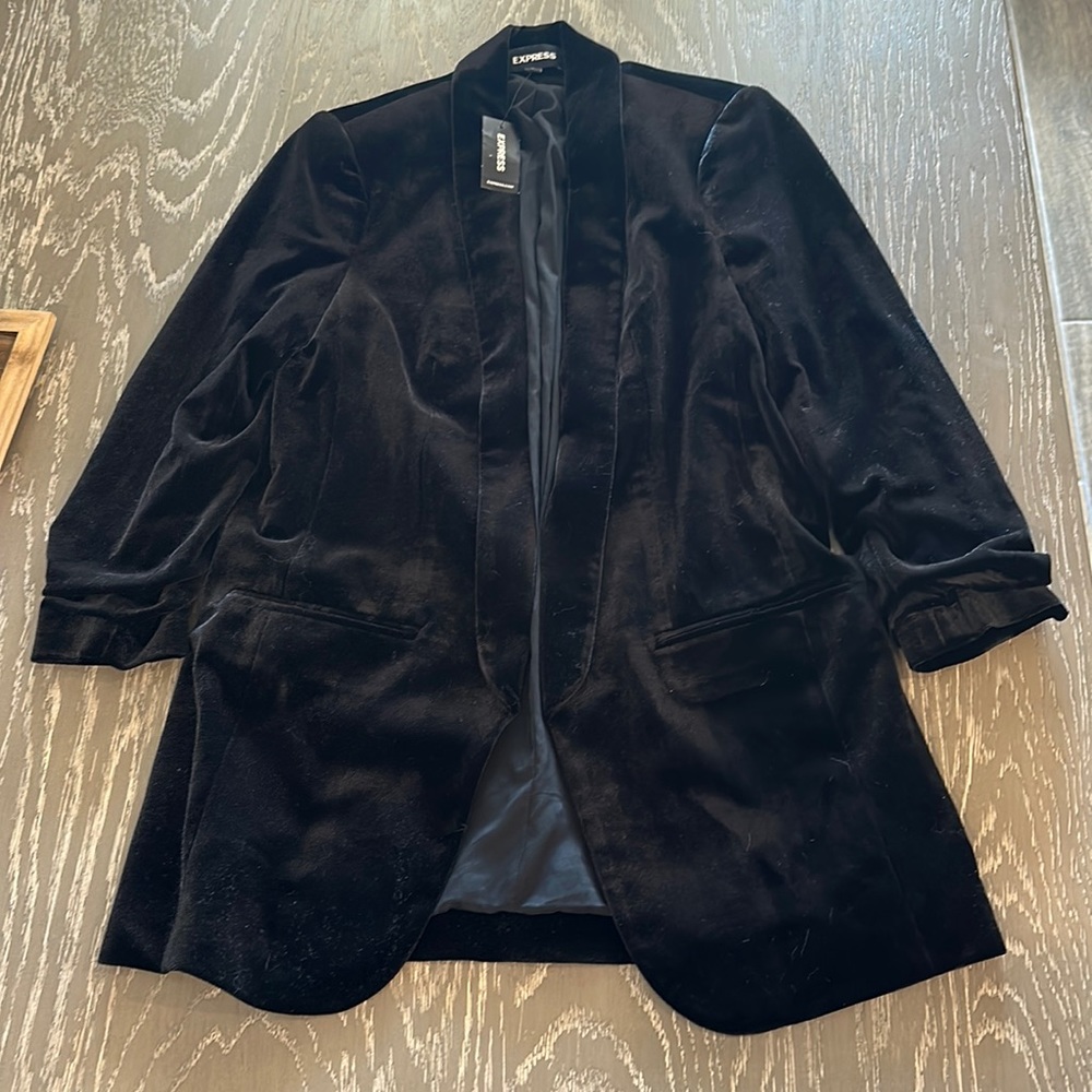 EXPRESS Velvet blazer - SIZE XS